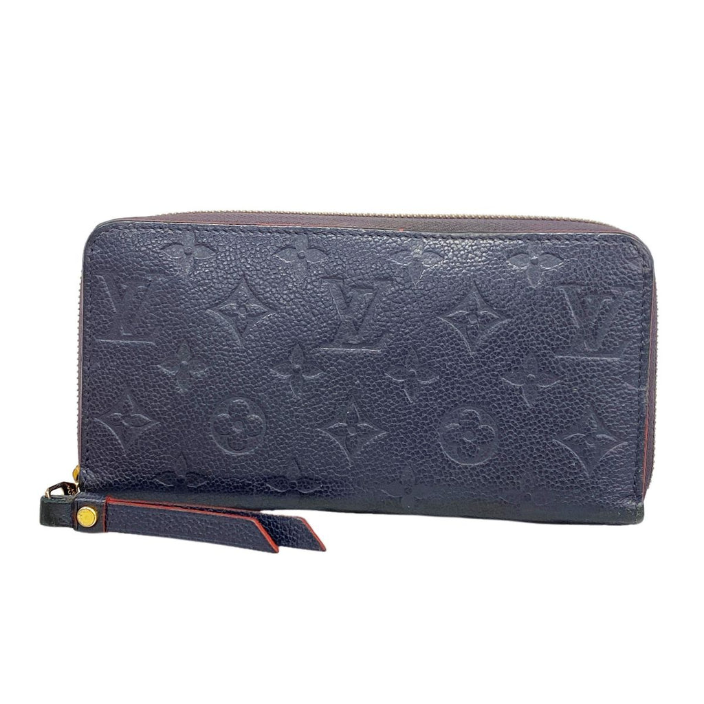 Louis Vuitton Wallet Monogram Empreinte Zippy Marine Rouge