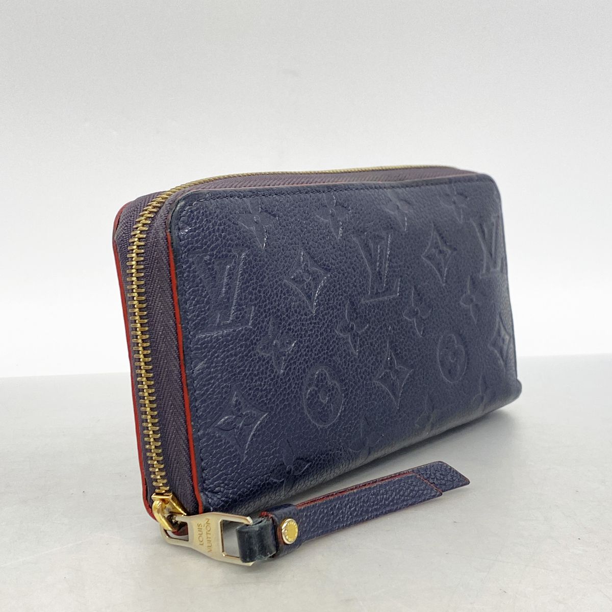 Louis Vuitton Wallet Monogram Empreinte Zippy Marine Rouge — view 2
