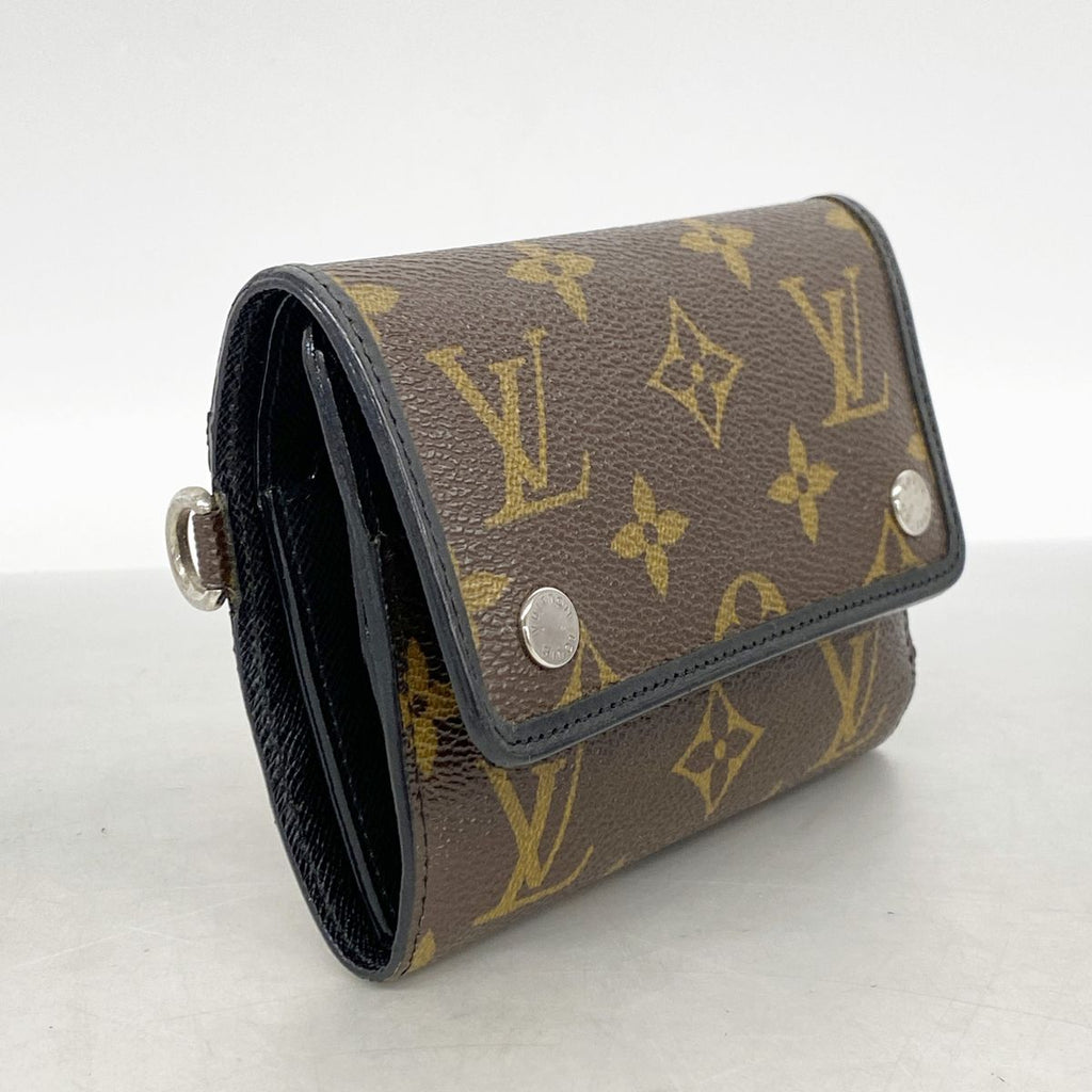 Louis Vuitton Trifold Wallet Monogram Macassar Portefeuille Compact Brown — view 2