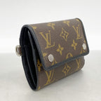 Louis Vuitton Trifold Wallet Monogram Macassar Portefeuille Compact Brown — view 2