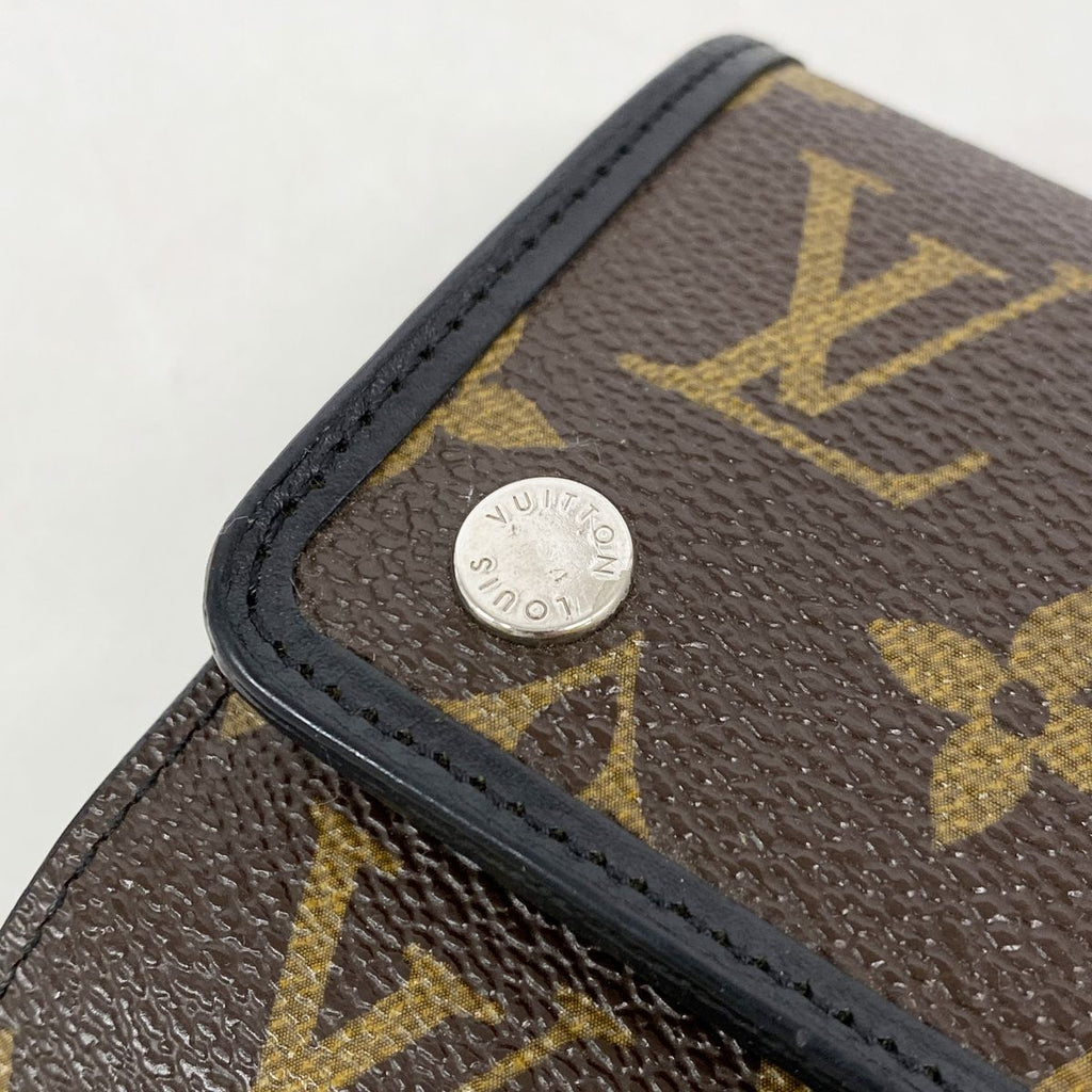 Louis Vuitton Trifold Wallet Monogram Macassar Portefeuille Compact Brown — view 7