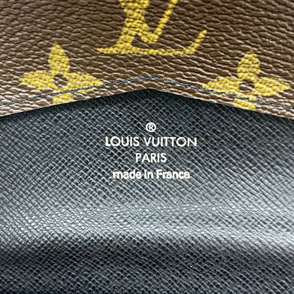 Louis Vuitton Trifold Wallet Monogram Macassar Portefeuille Compact Brown — view 4
