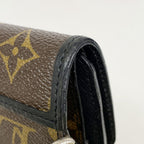 Louis Vuitton Trifold Wallet Monogram Macassar Portefeuille Compact Brown — view 6