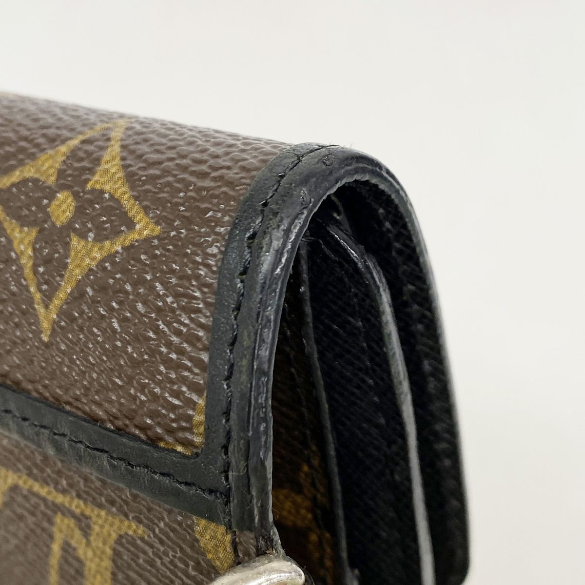 Louis Vuitton Trifold Wallet Monogram Macassar Portefeuille Compact Brown — view 6