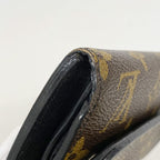Louis Vuitton Trifold Wallet Monogram Macassar Portefeuille Compact Brown — view 5