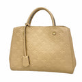 Louis Vuitton Handbag Monogram Empreinte Montaigne MM Dune