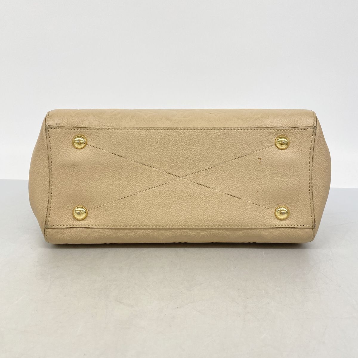 Louis Vuitton Handbag Monogram Empreinte Montaigne MM Dune — view 3