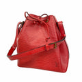 Louis Vuitton Shoulder Bag Epi Petit Noe Castilian Red