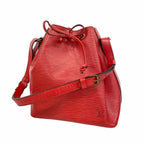 Louis Vuitton Shoulder Bag Epi Petit Noe Castilian Red