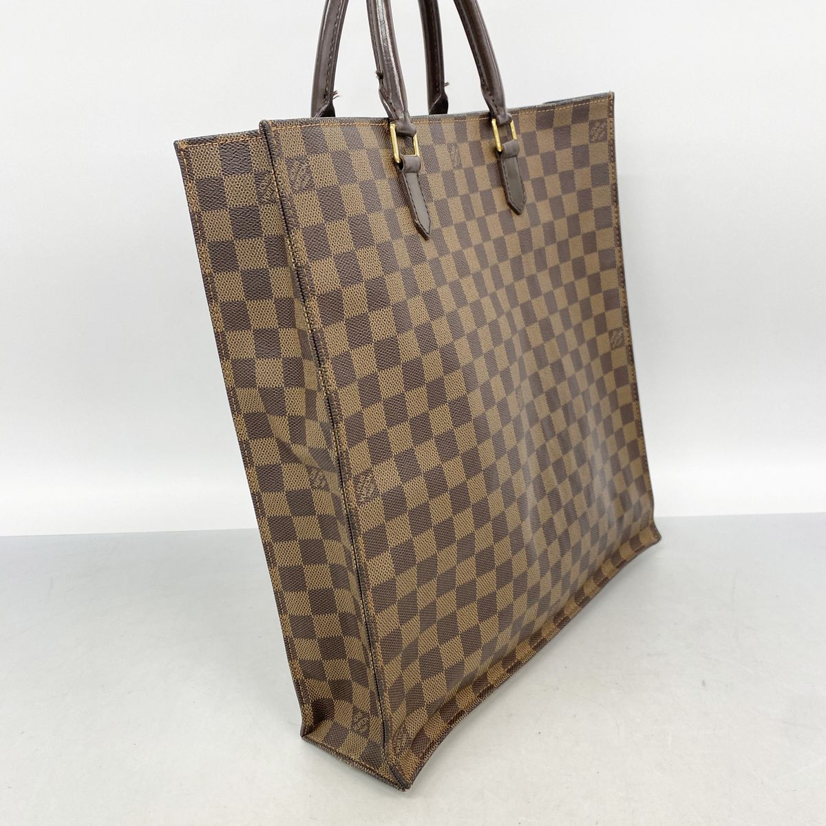 Louis Vuitton Tote Bag Damier Sac Plat Ebene — view 2