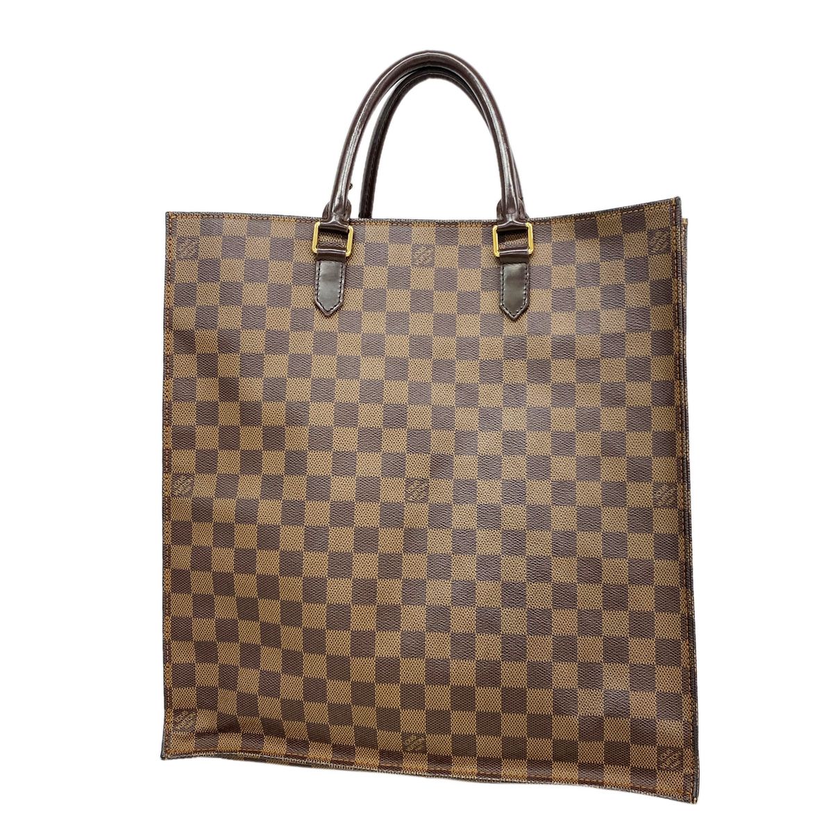 Louis Vuitton Tote Bag Damier Sac Plat Ebene