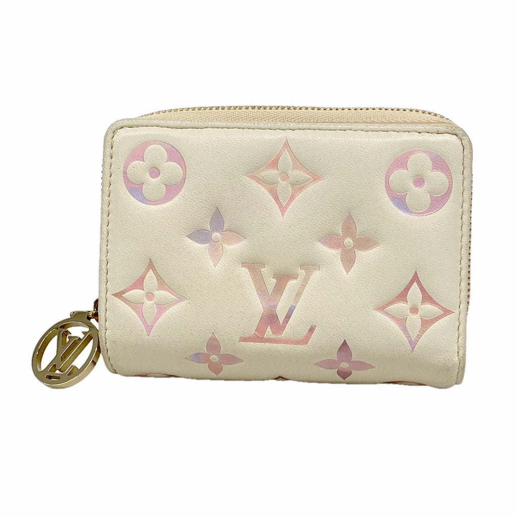 Louis Vuitton Wallet Monogram Embossed Portefeuille Lou Dream Beige