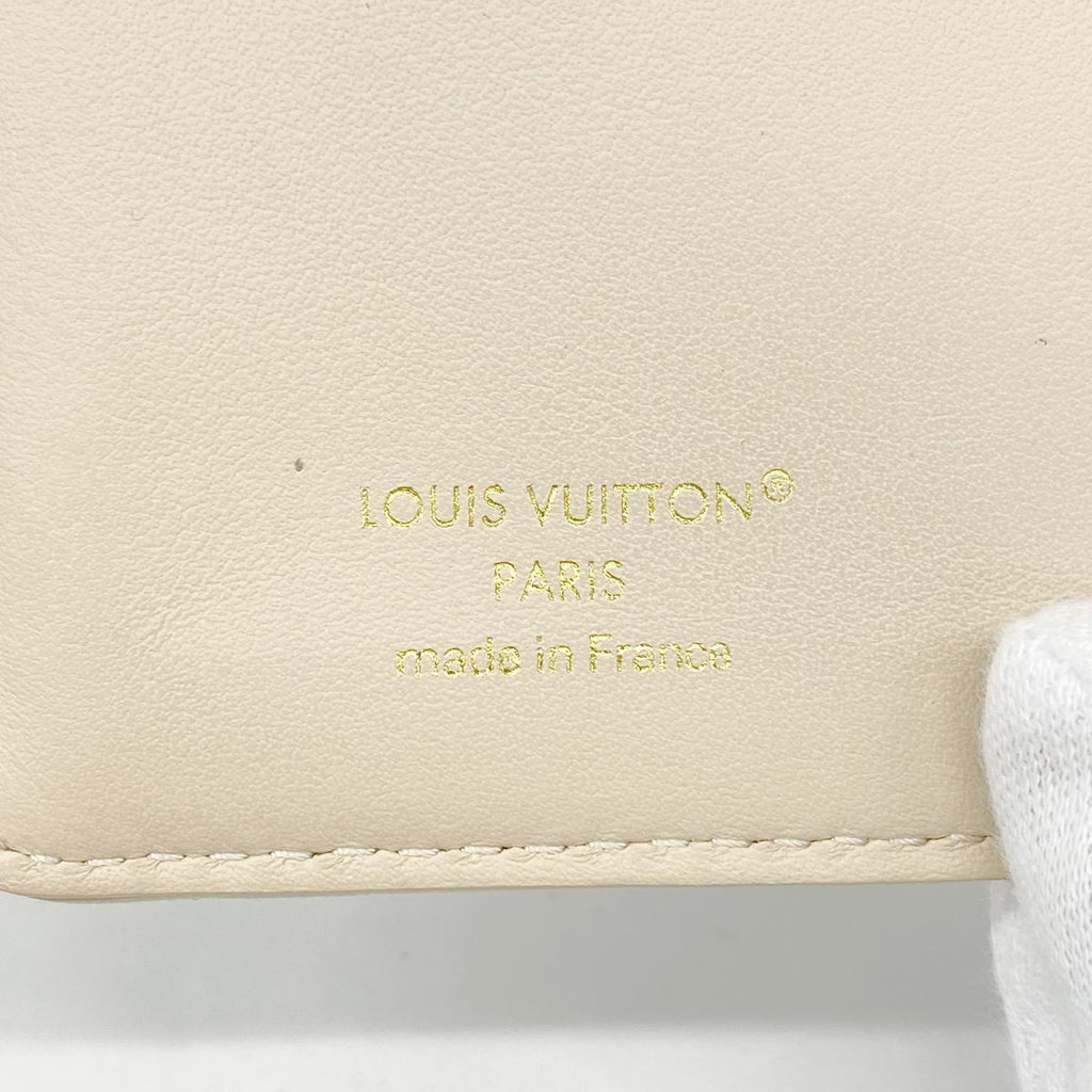 Louis Vuitton Wallet Monogram Embossed Portefeuille Lou Dream Beige — view 4