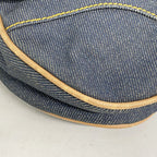Dior Handbag Saddle Denim Blue Brown Gold — view 6