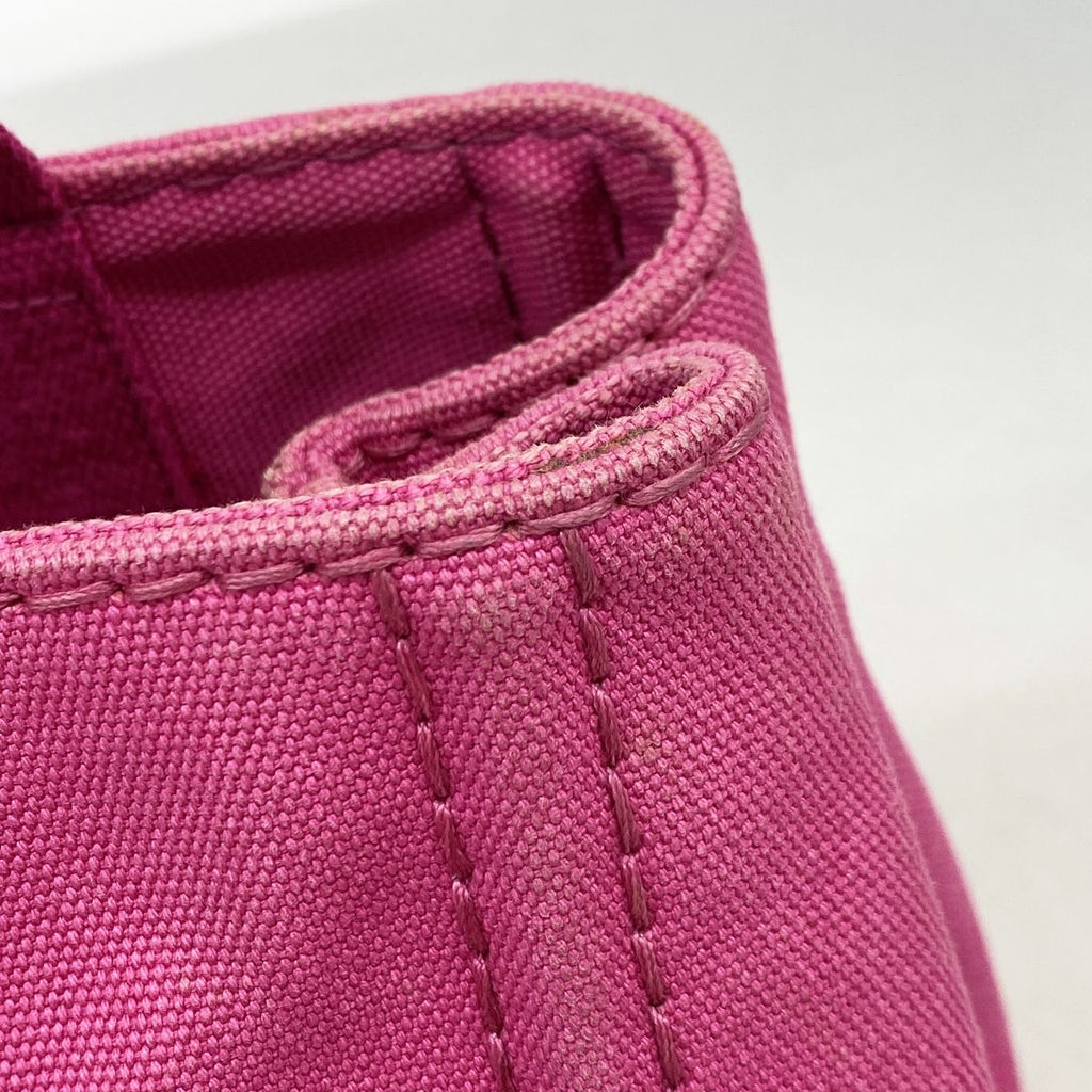 Prada Tote Bag Canapa Canvas Pink Gold 2-Way — view 7