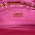 Prada Tote Bag Canapa Canvas Pink Gold 2-Way — view 5