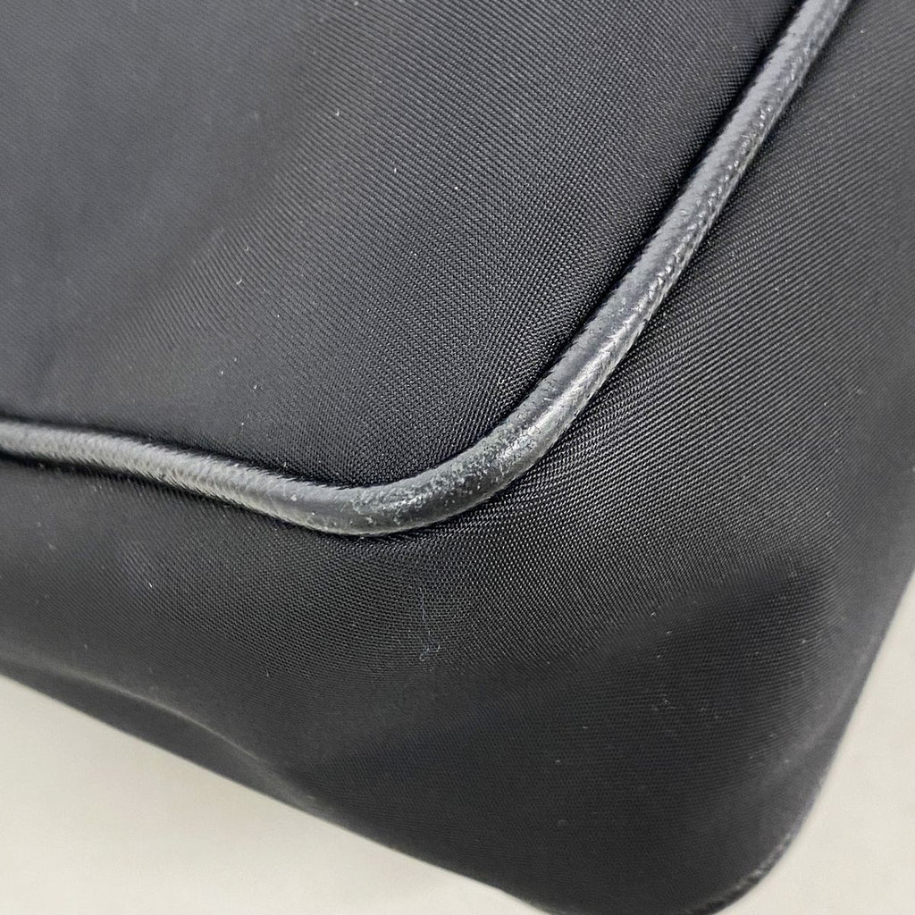 Prada Shoulder Bag Tessuto Nylon Black Silver — view 6