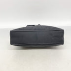 Prada Shoulder Bag Tessuto Nylon Black Silver — view 3