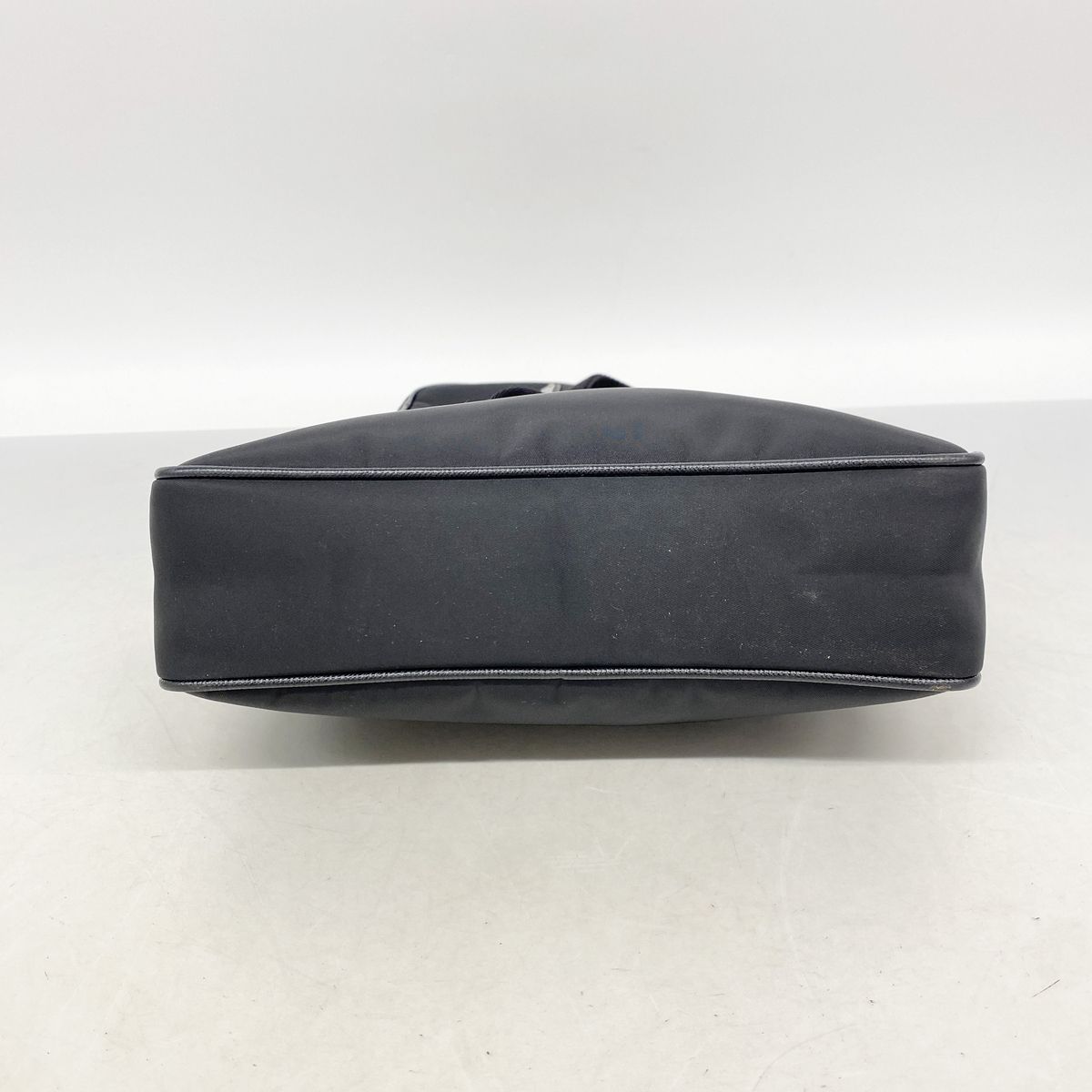 Prada Shoulder Bag Tessuto Nylon Black Silver — view 3