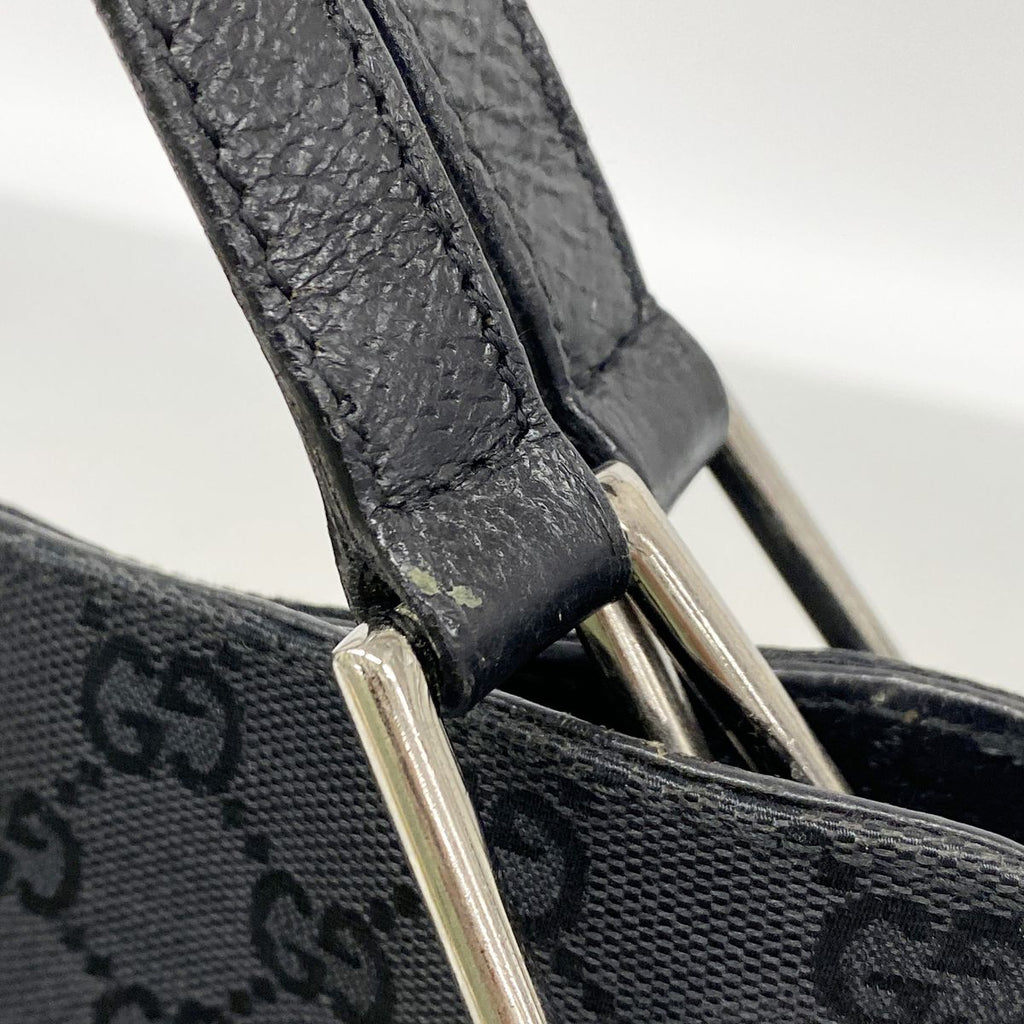 Gucci Handbag GG Canvas Black Silver — view 8