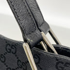 Gucci Handbag GG Canvas Black Silver — view 8