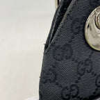 Gucci Handbag GG Canvas Black Silver — view 7
