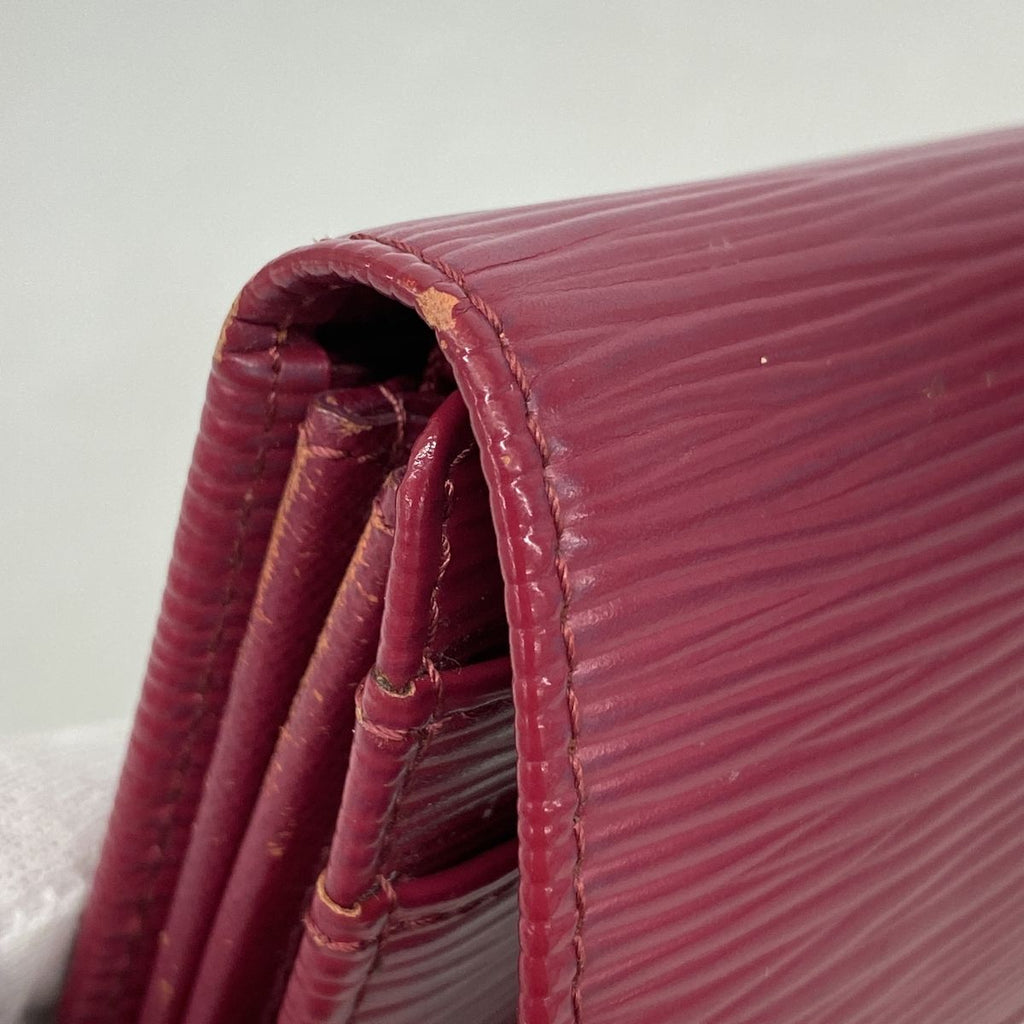 Louis Vuitton Wallet Epi Portefeuille Sarah Fuchsia — view 7
