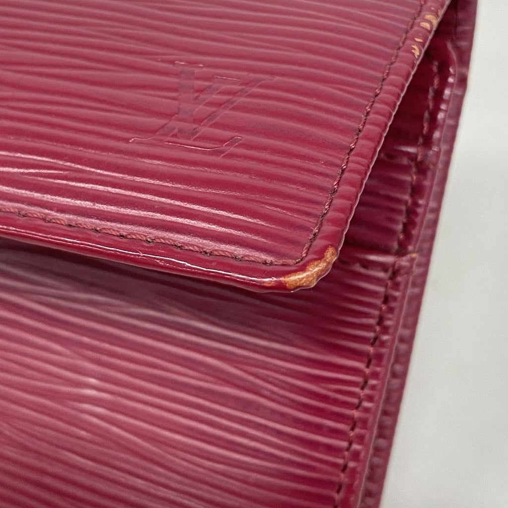 Louis Vuitton Wallet Epi Portefeuille Sarah Fuchsia — view 6