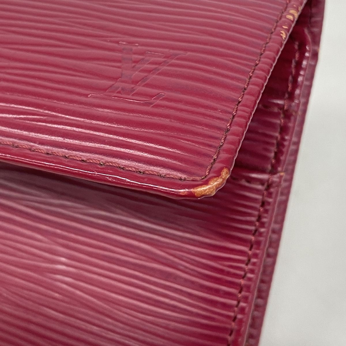 Louis Vuitton Wallet Epi Portefeuille Sarah Fuchsia — view 6