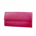 Louis Vuitton Wallet Epi Portefeuille Sarah Fuchsia