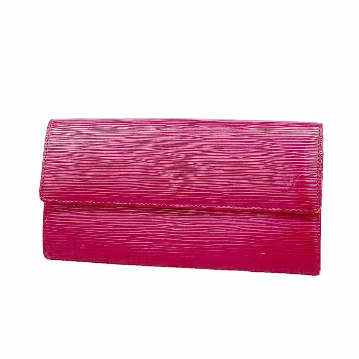 Louis Vuitton Wallet Epi Portefeuille Sarah Fuchsia