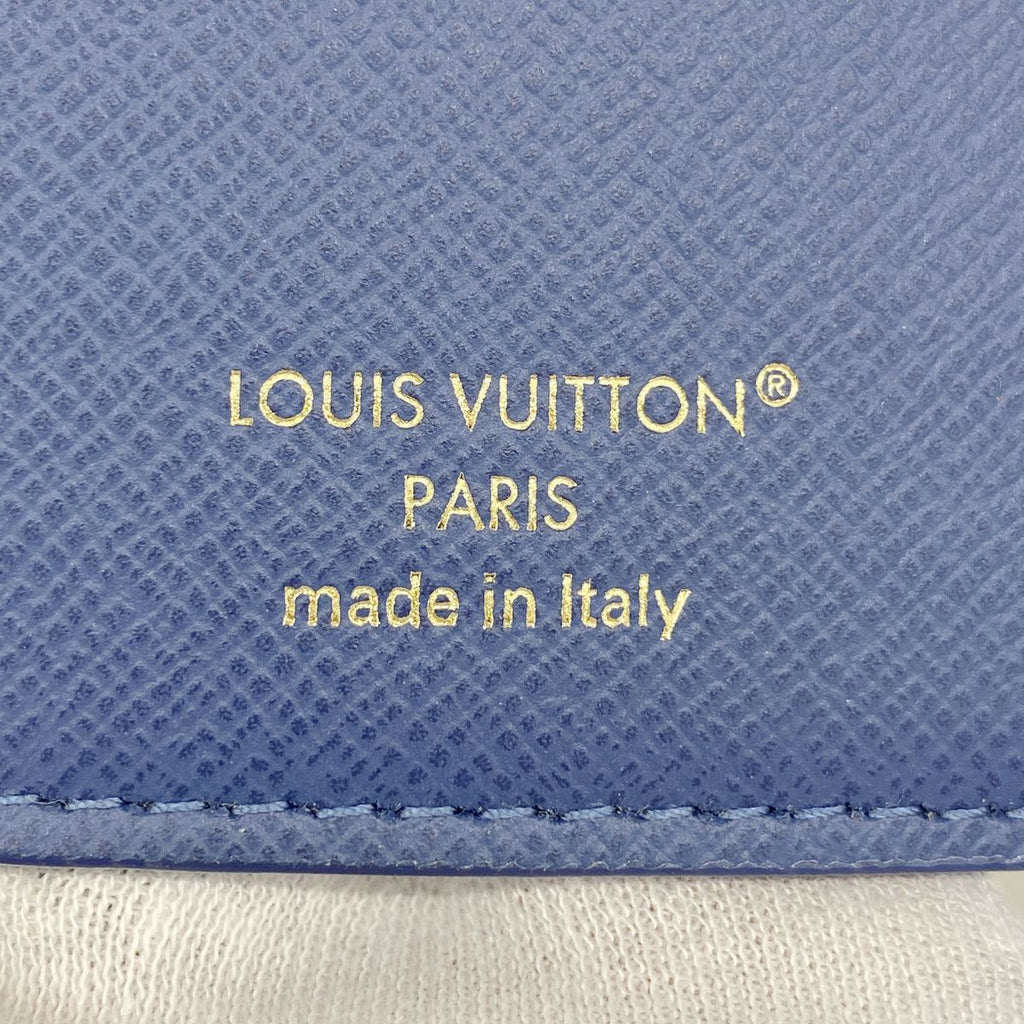 Louis Vuitton Trifold Wallet Monogram Denim Portefeuille Victorine Blue — view 4