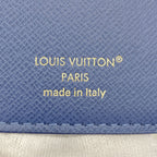 Louis Vuitton Trifold Wallet Monogram Denim Portefeuille Victorine Blue — view 4