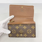 Louis Vuitton Wallet Monogram Porte Monnaie Billets Tresor Brown — view 3