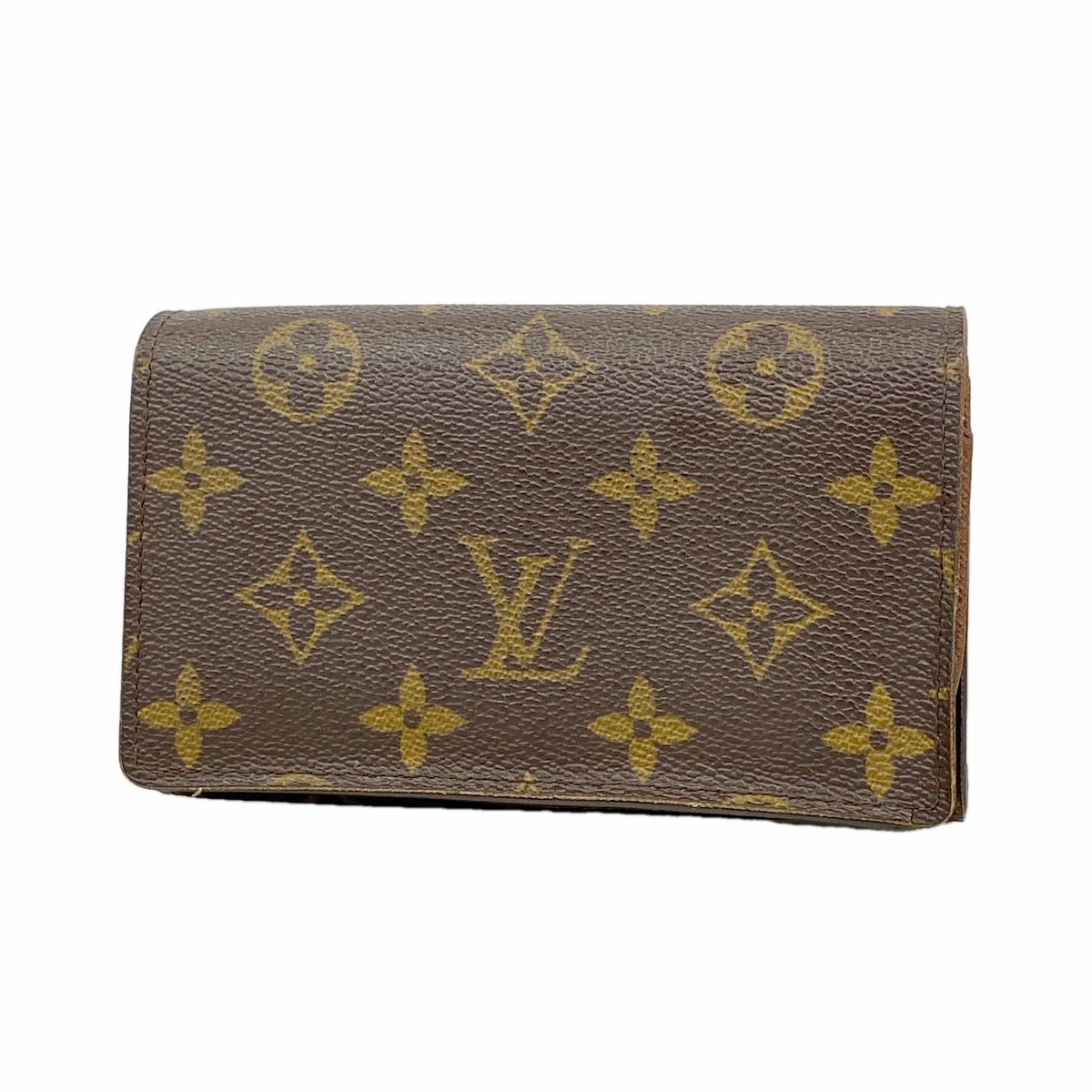 Louis Vuitton Wallet Monogram Porte Monnaie Billets Tresor Brown
