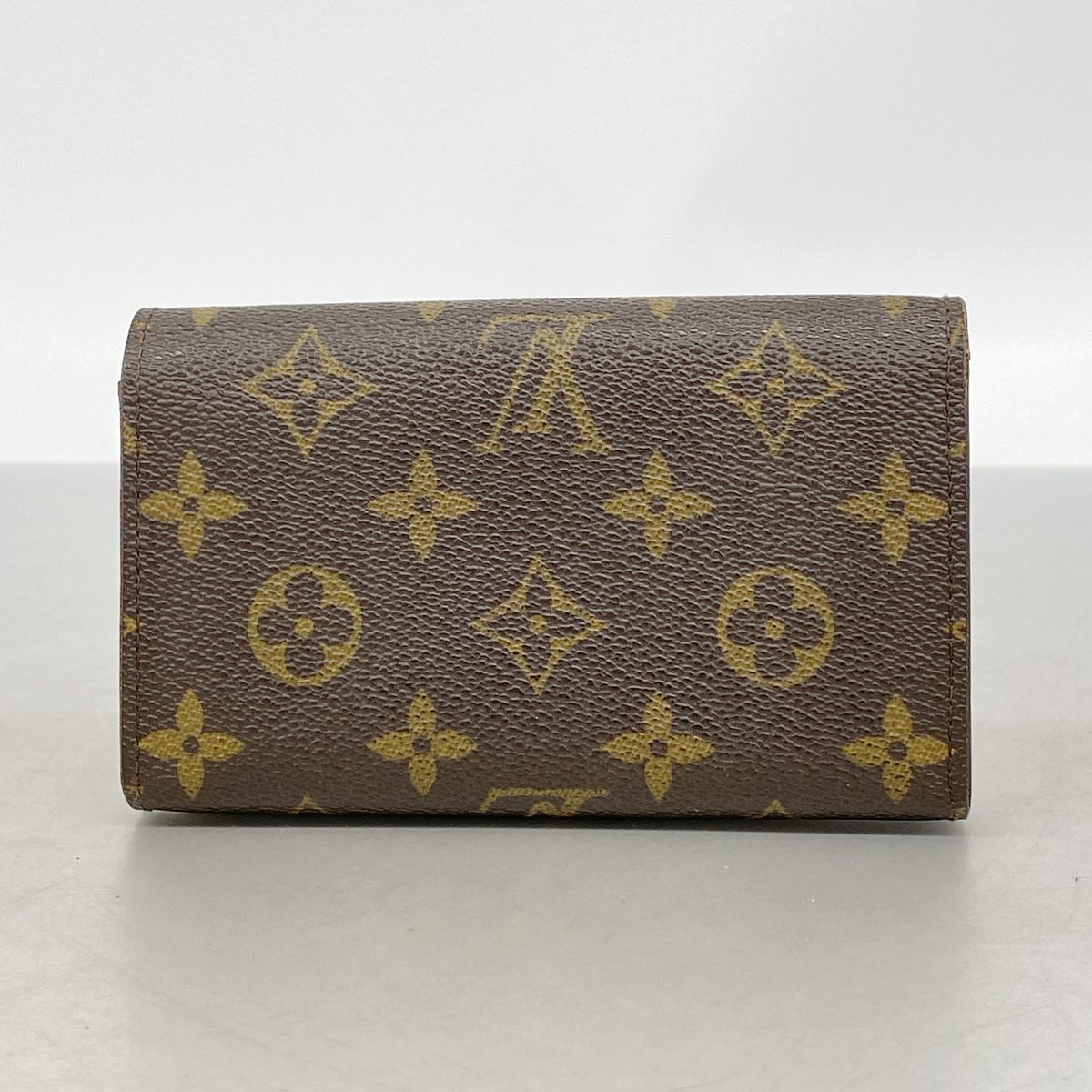 Louis Vuitton Wallet Monogram Porte Monnaie Billets Tresor Brown — view 8