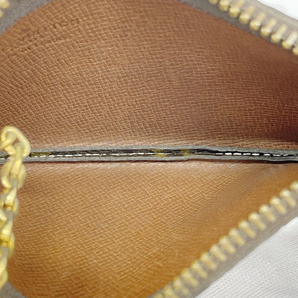 Louis Vuitton Coin Purse Monogram Pochette Cles Brown — view 3
