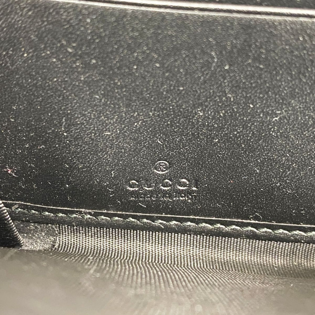 Gucci Wallet Guccissima Leather Black Silver — view 4