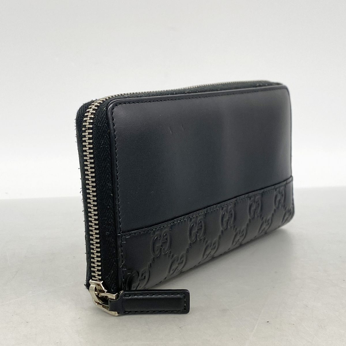 Gucci Wallet Guccissima Leather Black Silver — view 2