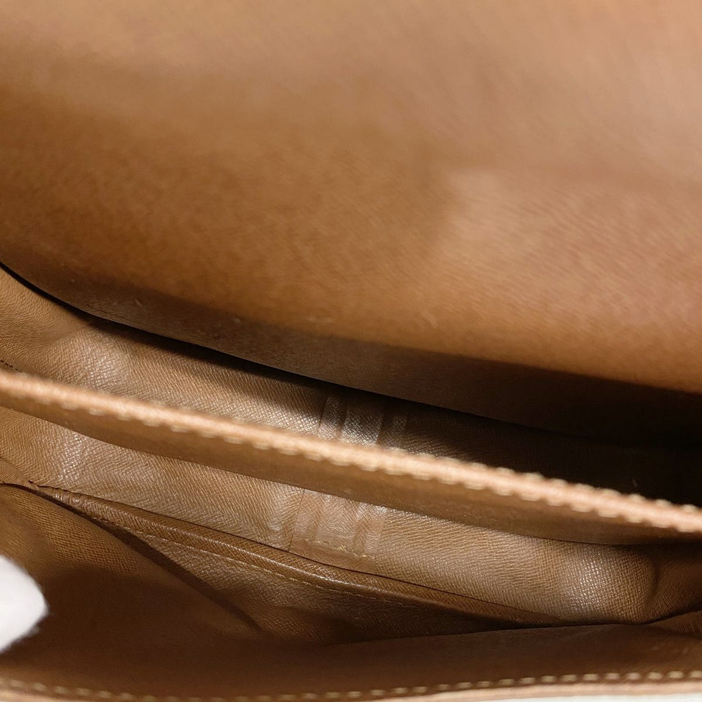 Louis Vuitton Shoulder Bag Monogram Cartouchiere MM Brown — view 4