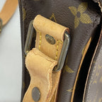Louis Vuitton Shoulder Bag Monogram Cartouchiere MM Brown — view 8
