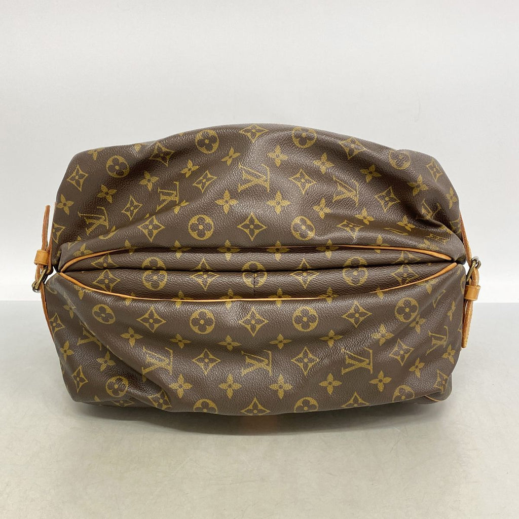 Louis Vuitton Shoulder Bag Monogram Saumur 35 Brown — view 3