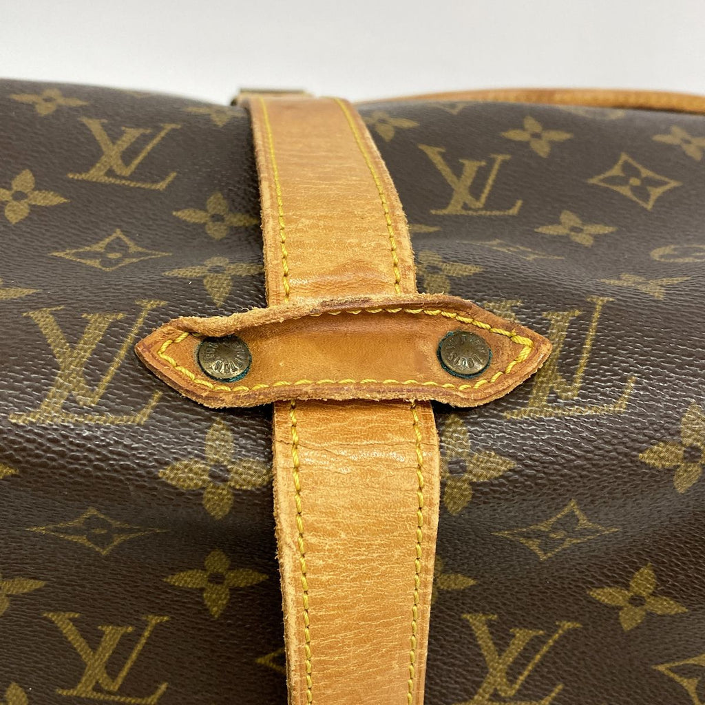 Louis Vuitton Shoulder Bag Monogram Saumur 35 Brown — view 7