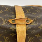 Louis Vuitton Shoulder Bag Monogram Saumur 35 Brown — view 7