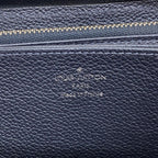 Louis Vuitton Wallet Monogram Empreinte Flower Studs Zippy Marine Metal — view 4