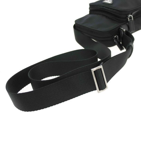 Prada Nylon Shoulder Bag Black — view 5