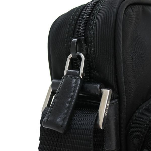 Prada Nylon Shoulder Bag Black — view 6