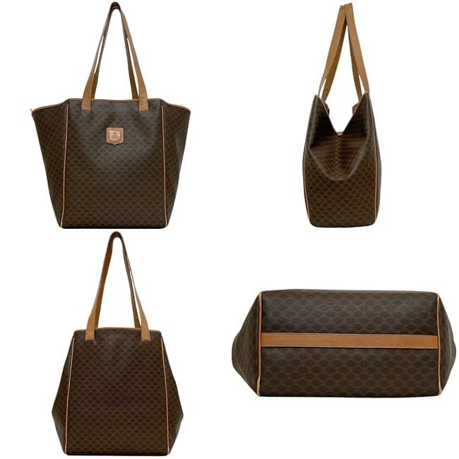 Celine Tote Bag Macadam Brown Vintage — view 2
