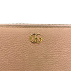 Gucci Wallet Zip Around GG Marmont Leather Beige — view 8
