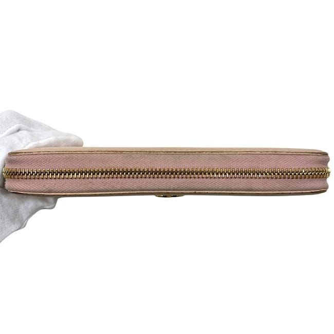 Gucci Wallet Zip Around GG Marmont Leather Beige — view 7